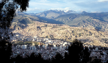 La Paz Cradled in The Andes - Highest Capital City in the World